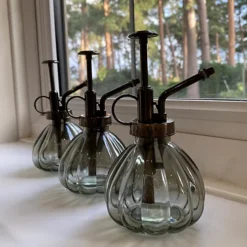 Vintage Style House Plant Glass Water Mister (Pack Of 3) -Outsunny Garden Zone vintage style house plant glass water mister pack of 3 5055031304899 04c MP