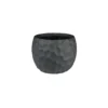 Vogue Black Honeycomb Indoor Plant Pot - Ceramic. (H11 X W14 Cm)