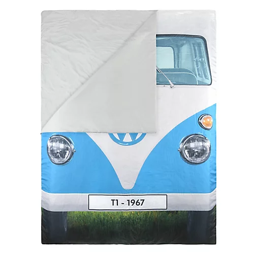 Volkswagen Camping Red & Blue Small Double Sleeping Bag 3 Volkswagen Camping Red & Blue Small Double Sleeping Bag - Image 3