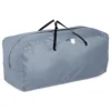VonHaus Garden Cushion Storage Bag For Garden Cushions With Handles & Covered Zip, Heavy Duty Polyester, 110x48x48cm
