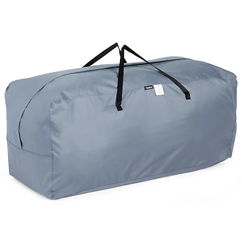 VonHaus Garden Cushion Storage Bag For Garden Cushions With Handles & Covered Zip, Heavy Duty Polyester, 110x48x48cm 1 VonHaus Garden Cushion Storage Bag For Garden Cushions With Handles & Covered Zip, Heavy Duty Polyester, 110x48x48cm