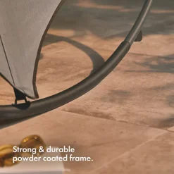 VonHaus Rocking Sun Lounger, Sun Bed W/ Weather Resistant Textoline & Durable Steel Frame, Sunlounger Chair For Outdoor & Garden -Outsunny Garden Zone vonhaus rocking sun lounger sun bed w weather resistant textoline durable steel frame sunlounger chair for outdoor garden5056115790744 04c MP