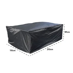 Weatherproof Outdoor Rectangle Garden Furniture Cover - Medium -Outsunny Garden Zone weatherproof outdoor rectangle garden furniture cover medium5060502537058 04c MP