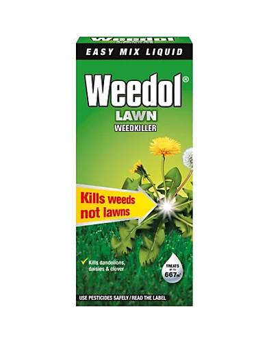 Weedol Lawn Weedkiller Liquid Concentrate - 1 Litre 1 Weedol Lawn Weedkiller Liquid Concentrate - 1 Litre