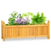 Wooden Garden Flower Planter - Large