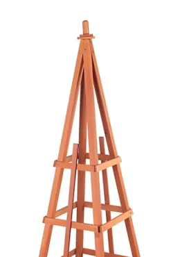 Wooden Obelisk Garden Planter Box -Outsunny Garden Zone wooden obelisk garden planter box5034567871174 05c MP
