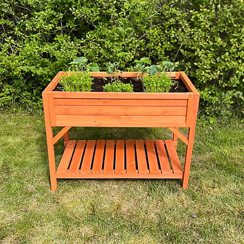 Wooden Raised Herb & Vegetable Planter 2 Wooden Raised Herb & Vegetable Planter - Image 2