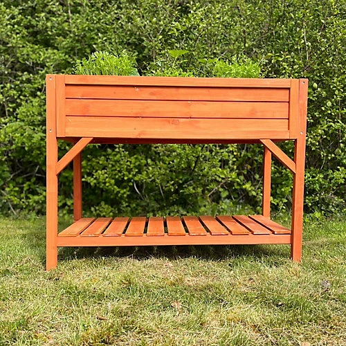 Wooden Raised Herb & Vegetable Planter 4 Wooden Raised Herb & Vegetable Planter - Image 4