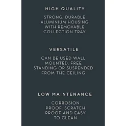 Xterminate 40W Electric Flying Insect Killer Zapper Electronic UV -Outsunny Garden Zone xterminate 40w electric flying insect killer zapper electronic uv5056411320188 04c MP