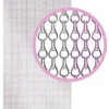 Xterminate Aluminium Fly Blind Door Screen Chain Curtain Silver And Pink With Spare Chains For Buisness And Home