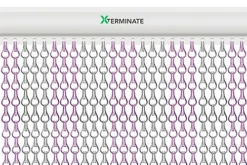 Xterminate Aluminium Fly Blind Door Screen Chain Curtain Silver And Pink With Spare Chains For Buisness And Home -Outsunny Garden Zone xterminate aluminium fly blind door screen chain curtain silver and pink with spare chains for buisness and home5056411318635 04c MP