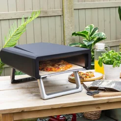 Zanussi Gas Pizza Oven With Paddle And Carry Bag Black ZGPO1PC -Outsunny Garden Zone zanussi gas pizza oven with paddle and carry bag black zgpo1pc5056233831015 04c MP